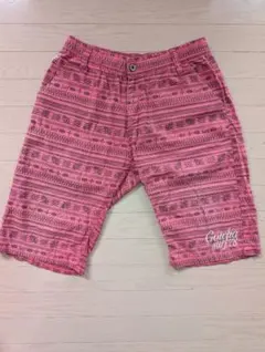 ガッチャGOTCHA ハーフパンツ 大きいサイズXXL リーフ柄 希少 麻のサムネイル