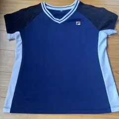 FILA テニスウェア Tシャツ L ネイビーのサムネイル