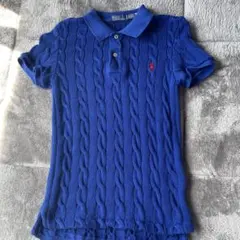 ラルフローレン ニットポロシャツ S