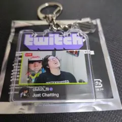 Twitch × ZETA DIVISION アクリルキーチェーン clutch