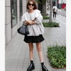 トレフルプラスワン　ミニミニリボンワンピース　黒　新品未使用 Onepiece | TREFLE＋1（トレフルプラスワン）