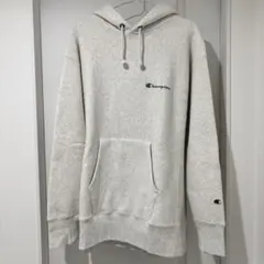 Champion グレー フード付きパーカー