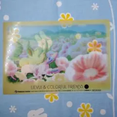 イーブイ&カラフルフレンズ クリアカード リーフィア ニンフィア