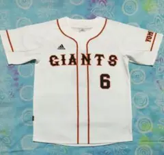 読売ジャイアンツ GIANTS 坂本勇人 アディダス 刺繍 ユニフォーム 白 L