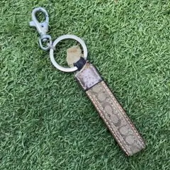 COACH コーチ シグネチャー キーホルダー キーリング ブラウン