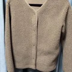 ⚠️最終値下げ UNIQLO ボアフリースクルーネックカーディガン