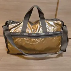 レスポートサック LeSportsac 大型 ボストンバッグ ゴールド 2way