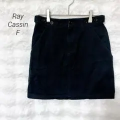 レイカズン ミニスカート ブラック F コットンオールシーズンシンプル ポケット