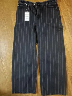 ZARA バギーフィット ストライプパンツ