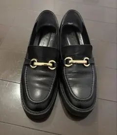 厚底ビットローファー