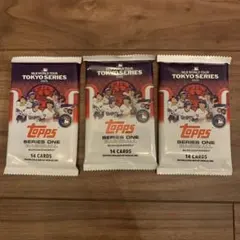 未開封 3パック Topps 2025 Series One MLB東京シリーズ