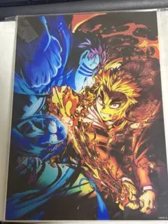 鬼滅の刃　無限列車編　キービジュアルボード　アクリル 煉獄杏寿郎　猗窩座