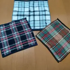 ラルフローレン チェック柄タオルハンカチ3枚セット