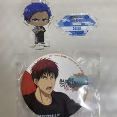 黒子のバスケ　　アクリルと缶バッチ2点セット