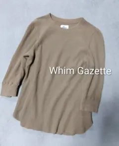 Whim Gazette サーマルカットソー ワッフル プルオーバー 日本製のサムネイル