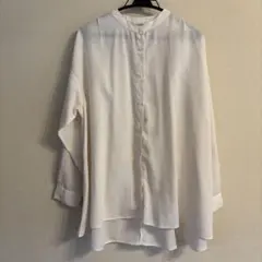 studio CLIP ホワイト系 長袖シャツ
