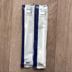ANA 歯ブラシ アメニティ 全日本空輸 未使用 2点セット 新品 未使用