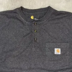 Carhartt ヘンリーネック ノースリーブ ポケットT 袖切り XL相当のサムネイル