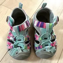 KEEN サンダル ライトブルー/マルチカラー　14.5cm