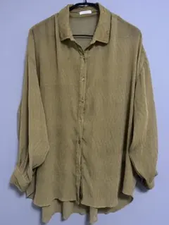 ITEMS URBAN RESEARCH 長袖シャツ カーキのサムネイル