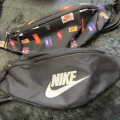 NIKE ボディバッグ・ウエストポーチ ブラック/マルチカラー