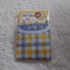 ミッフィー ミニエコバッグ チェック柄