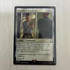 戦前の正装　1枚　英語