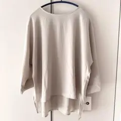 【新品タグ付】GANOSCH /ガノッシュ　レイヤード トップス グレー