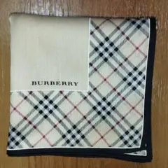 バーバリーハンカチ（ベージュ、バーバリーチェック）