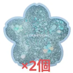 【即日・匿名配送】SAKURA2026コースターエアリーブルー スタバ 2個