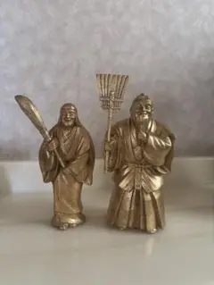 牧田秀雲作 黄金高砂像 高砂人形