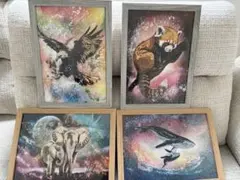 スプレーアートエデン オオカミ 複製画 - メルカリ