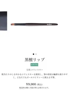 白鳳堂　黒檀リップ　ブラシのサムネイル