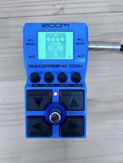 【ほぼ未使用品】ZOOM MS70CDR+ ZOOM MS-70CDR+ Multistomp Box with 149 Types of Spatial Effects