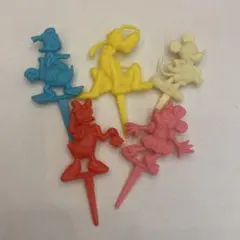 ディズニー ケーキピック5本セット♡ヴィンテージ