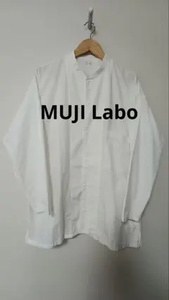 MUJI Labo　ホワイト　白シャツ　シャツジャケットのサムネイル