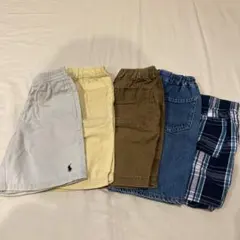 Ralph Lauren ありハーフパンツ半ズボンまとめ売り5枚セット