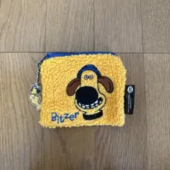 ひつじのショーン　もこもこスクエアポーチ　ビッツァー