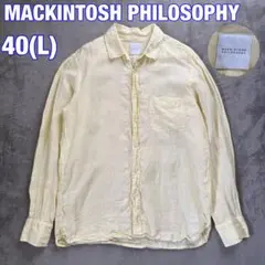MACKINTOSH PHILOSOPHY リネン100% シャツ ブラウスのサムネイル