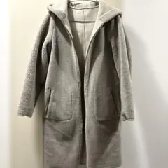 Doux Archives ベージュ スタンドカラーロングダウンコート - メルカリ