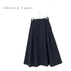美品 theory luxe セオリーリュクス ジャガードタックスカートのサムネイル