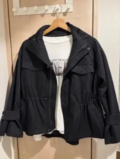 ロペピクニック　ネイビーマウンテンパーカー フード付き