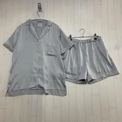 ジェラート ピケ カラフルサテンシャツ+ ショートパンツ セット