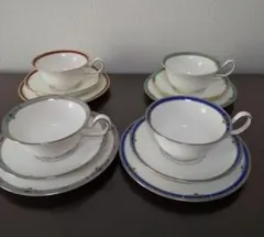稀少】1950年代 プレミアノリタケ 日本陶器会社 絣柄 プレート兼用 11