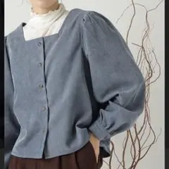 RAY CASSIN スクエアネックボリュームスリーブブラウス