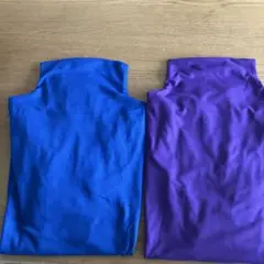 青と紫の長袖Tシャツ Lサイズ