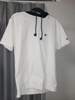 Champion フード付きTシャツ ホワイト