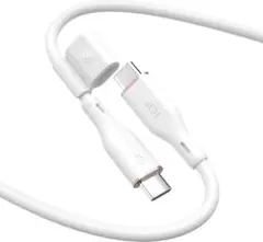 SODI USB-C ケーブル 100WPD対応 急速充電 シリコン素材　黒