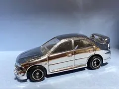 トミカ三菱ランサーエボリューション銀メッキバージョン非売品 非売品】トミカ 三菱 ランサーエボリューション4 銀メッキ