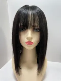 フルウィッグ人毛100%人毛ウィッグ医療ウィッグロングストレート